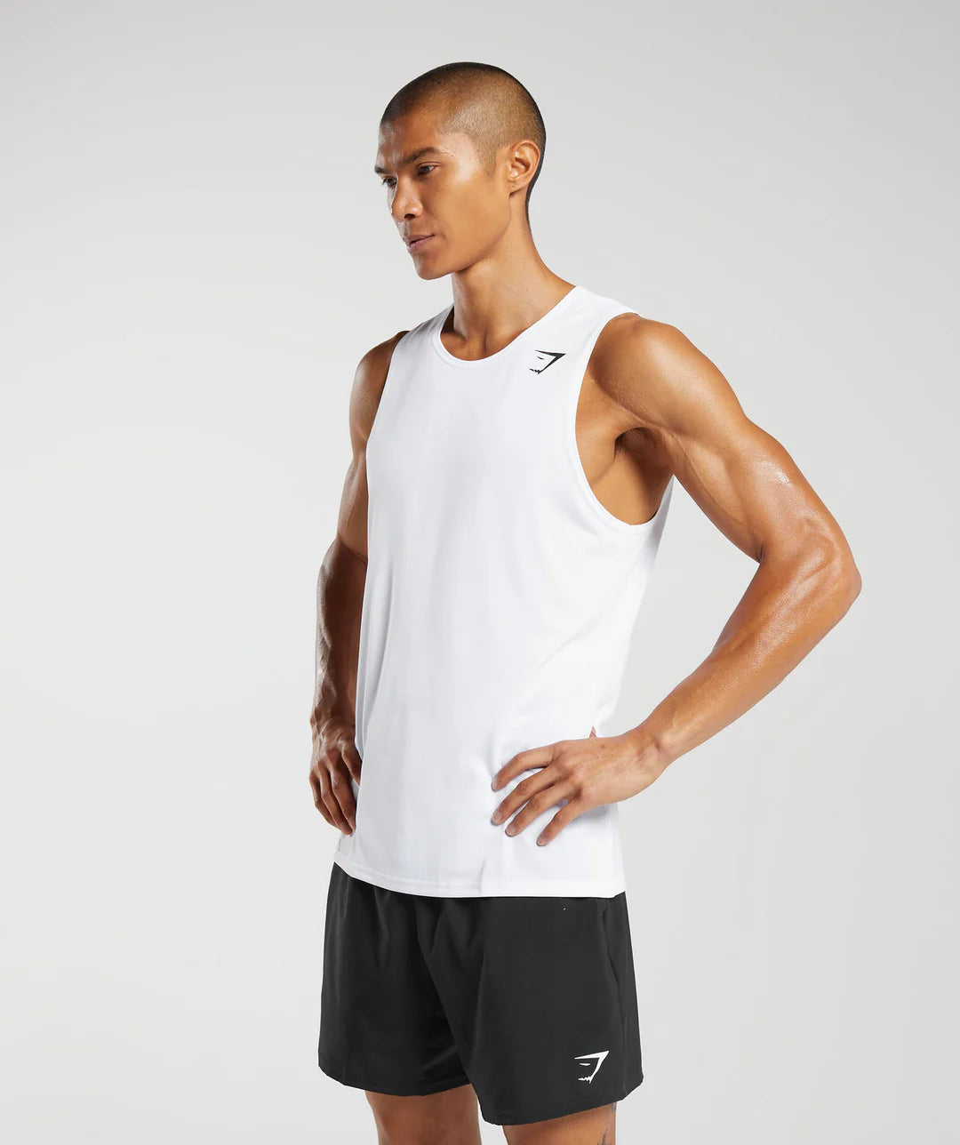 Gymshark Arrival Tank - White