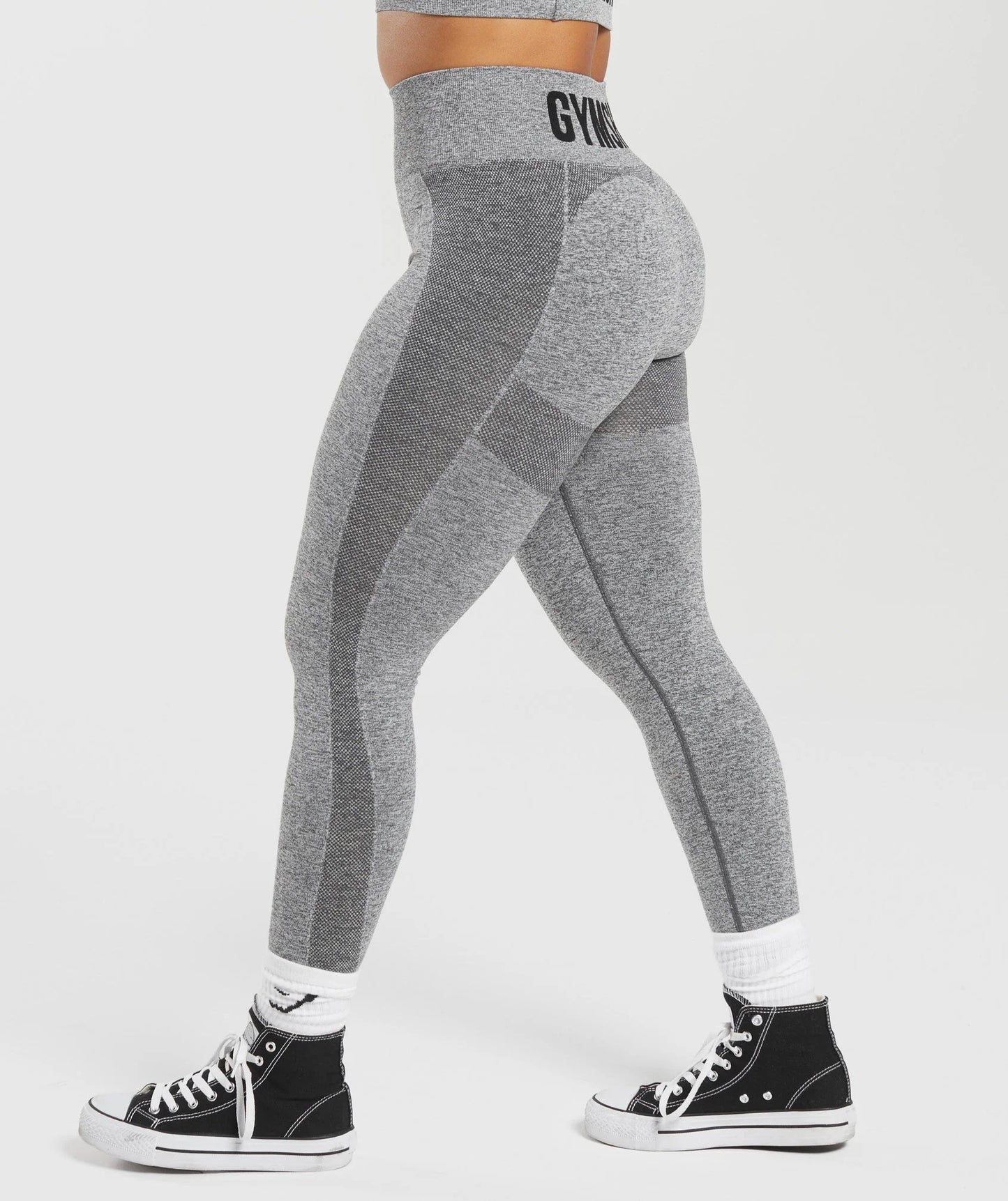 Gymshark Flex High Waisted Leggings - Charcoal Marl