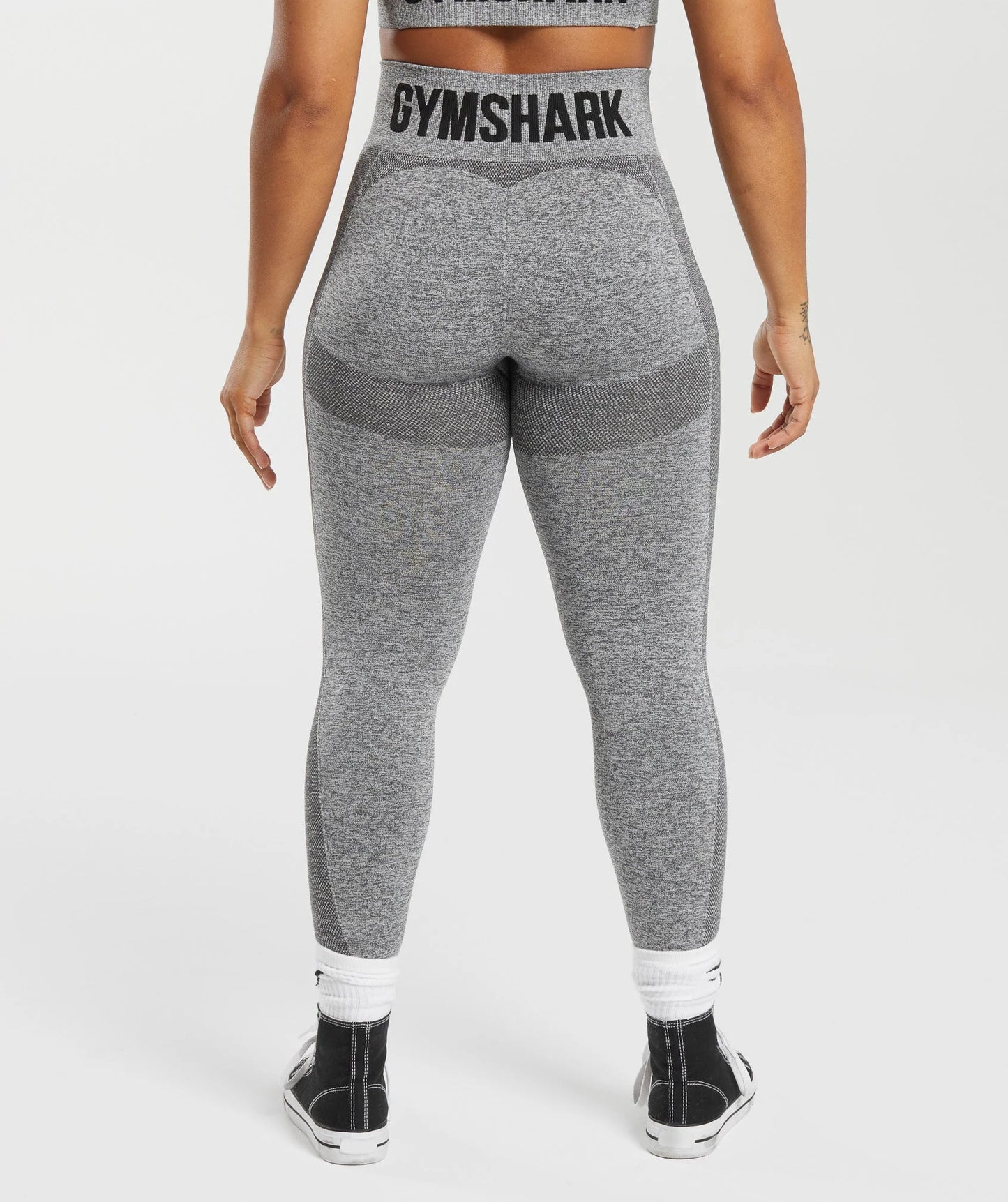 Gymshark Flex High Waisted Leggings - Charcoal Marl