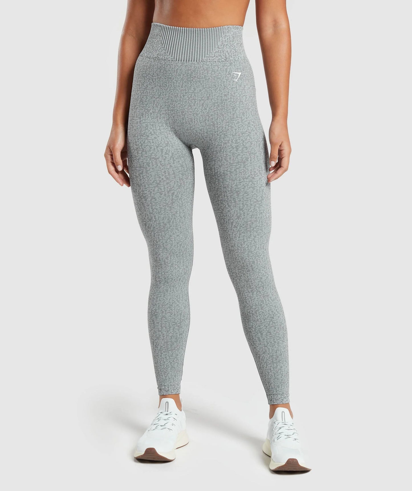 Gymshark Marl Seamless Leggings - Light Grey Marl/Dark Grey Marl/Smokey Grey