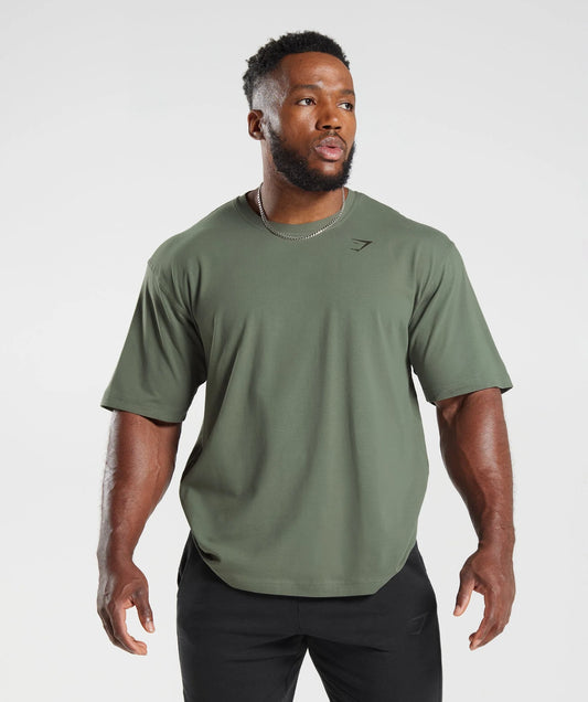 Gymshark Power T-Shirt - Dusk Green