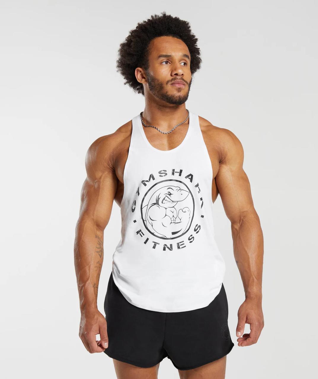 Gymshark Legacy Stringer - White