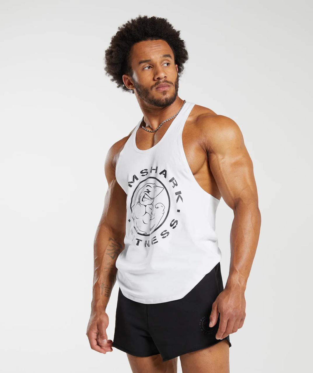 Gymshark Legacy Stringer - White